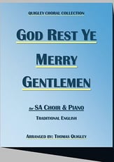 God Rest Ye Merry Gentlemen SA choral sheet music cover